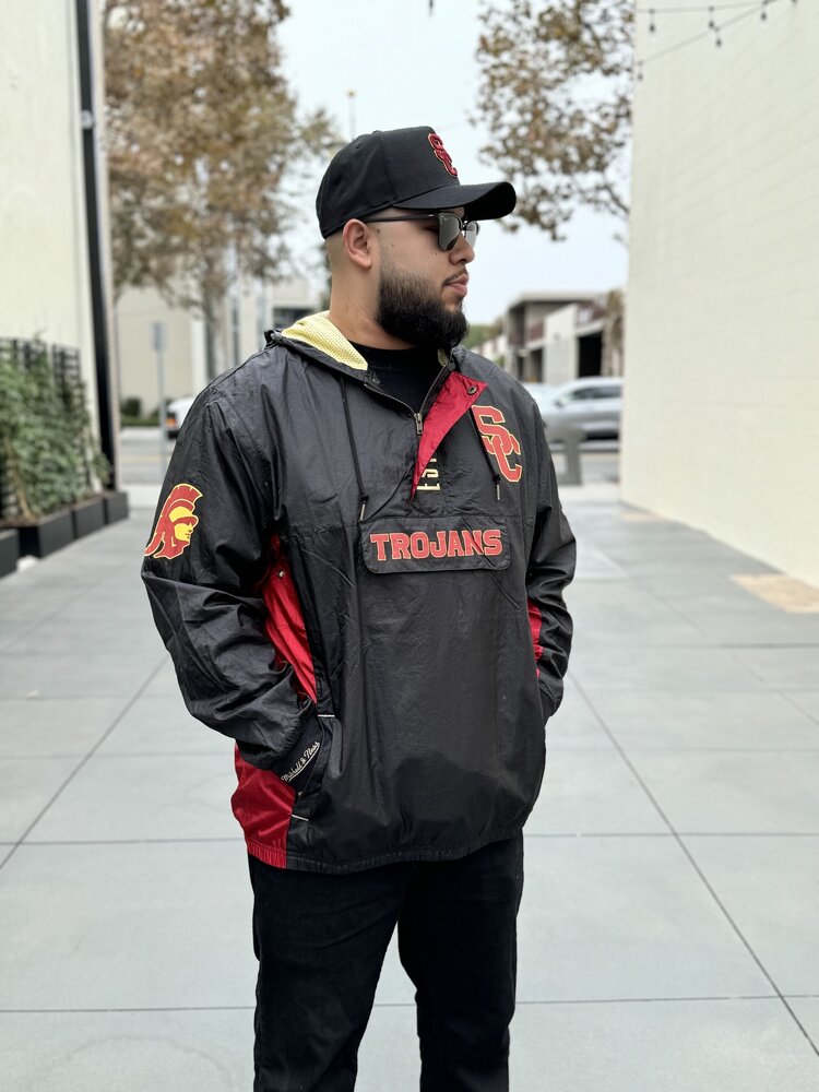 Mitchell and Ness USC Trojans M&N Team Origins 2.0 Anorak Windbreaker