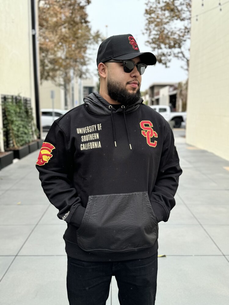 Mitchell and Ness USC M&N Team Origins 2.0 Pullover Fleece Hoodie