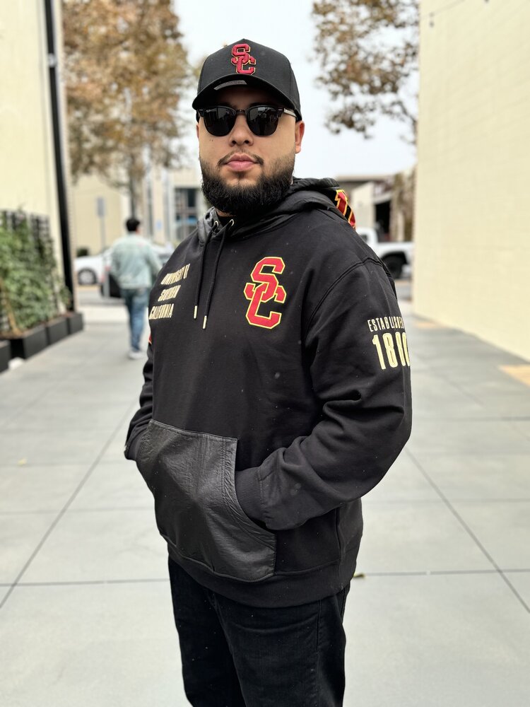 Mitchell and Ness USC M&N Team Origins 2.0 Pullover Fleece Hoodie