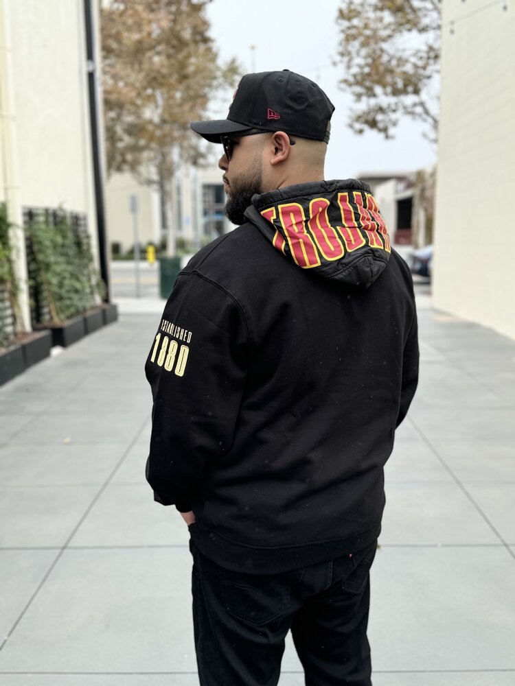 Mitchell and Ness USC M&N Team Origins 2.0 Pullover Fleece Hoodie