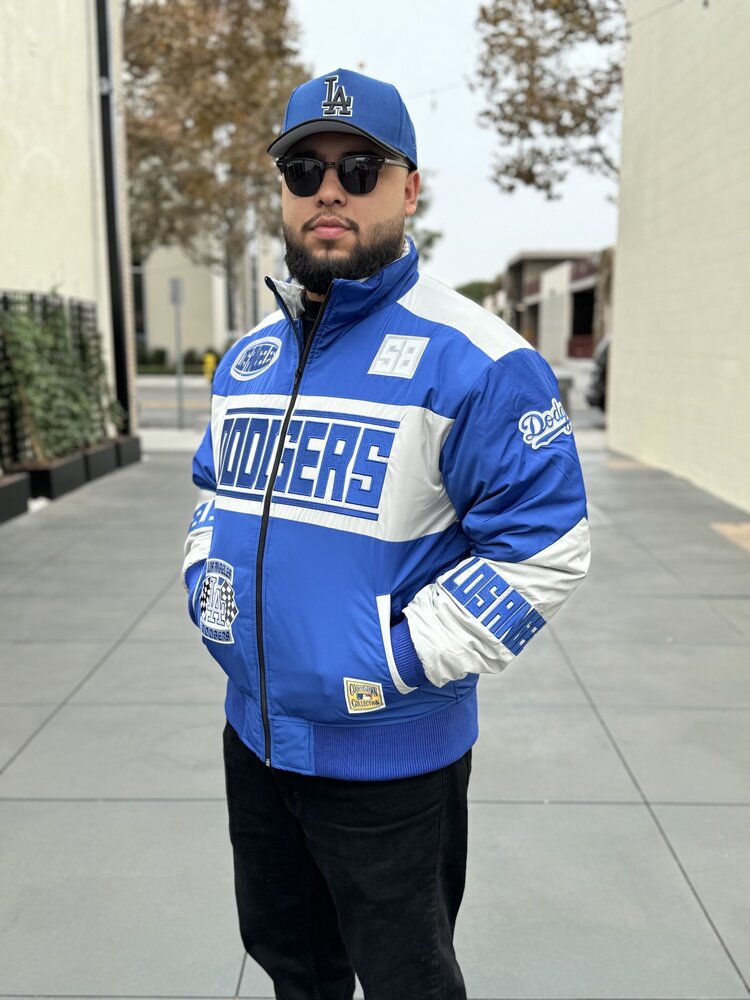 Mitchell and Ness LA Dodgers M&N Speedway Nylon Varsity Jacket