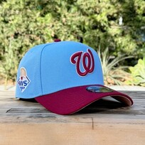 New Era Washington Sky Blue/Cardinal Outline 2019 World Series Blush UV 940AF