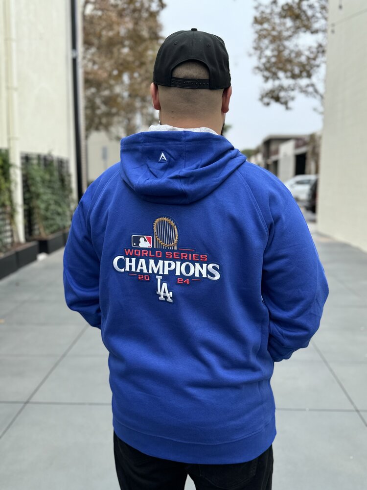 Antigua LA 2024 World Series Champs Royal Full-Zip Hoodie