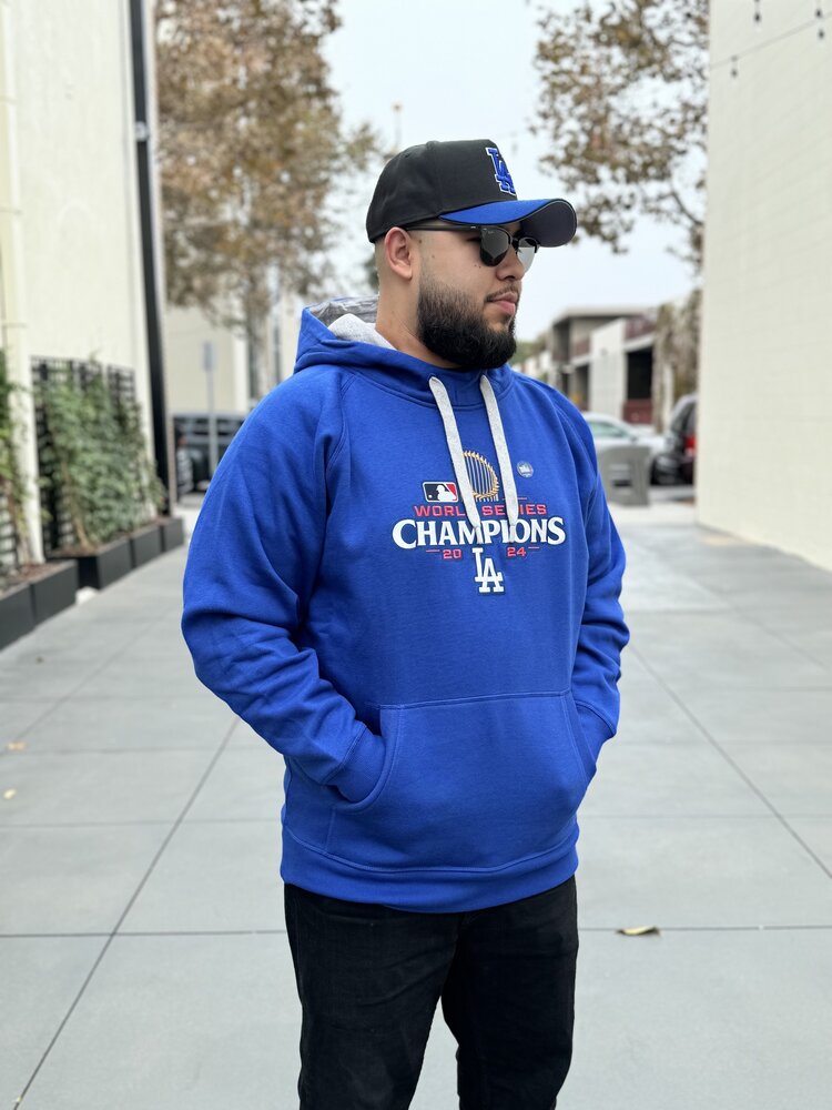Antigua LA 2024 World Series Champs Royal P/O Hoodie