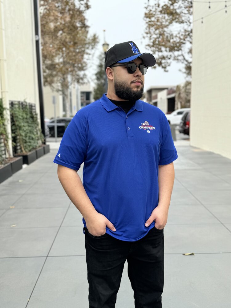 Antigua LA M 2024 World Series Champs Legacy Royal Polo