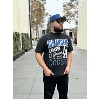 Mitchell and Ness LA Dodgers M&N Titles Black Tee