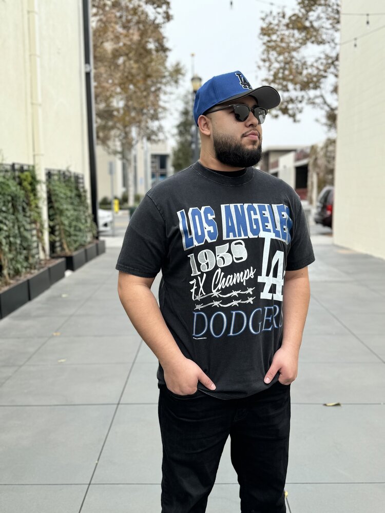 Mitchell and Ness LA Dodgers M&N Titles Black Tee