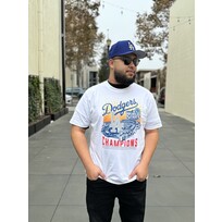 New Era LA M White Stadium 2024 WS Champs T-Shirt