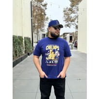 New Era LA M Royal Gold 2024 WS Champs T-Shirt