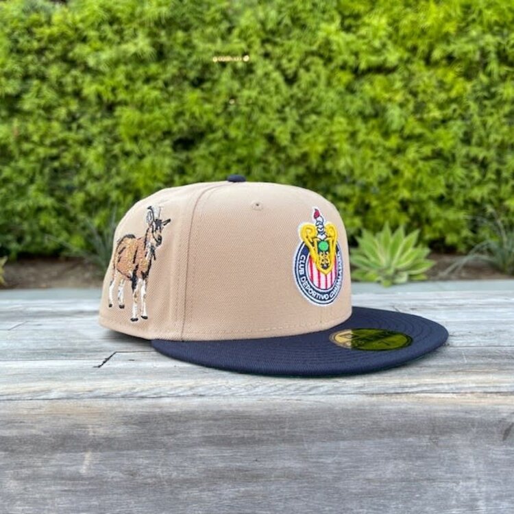 New Era Chivas Official Logo Khaki/Navy Goat SidePatch