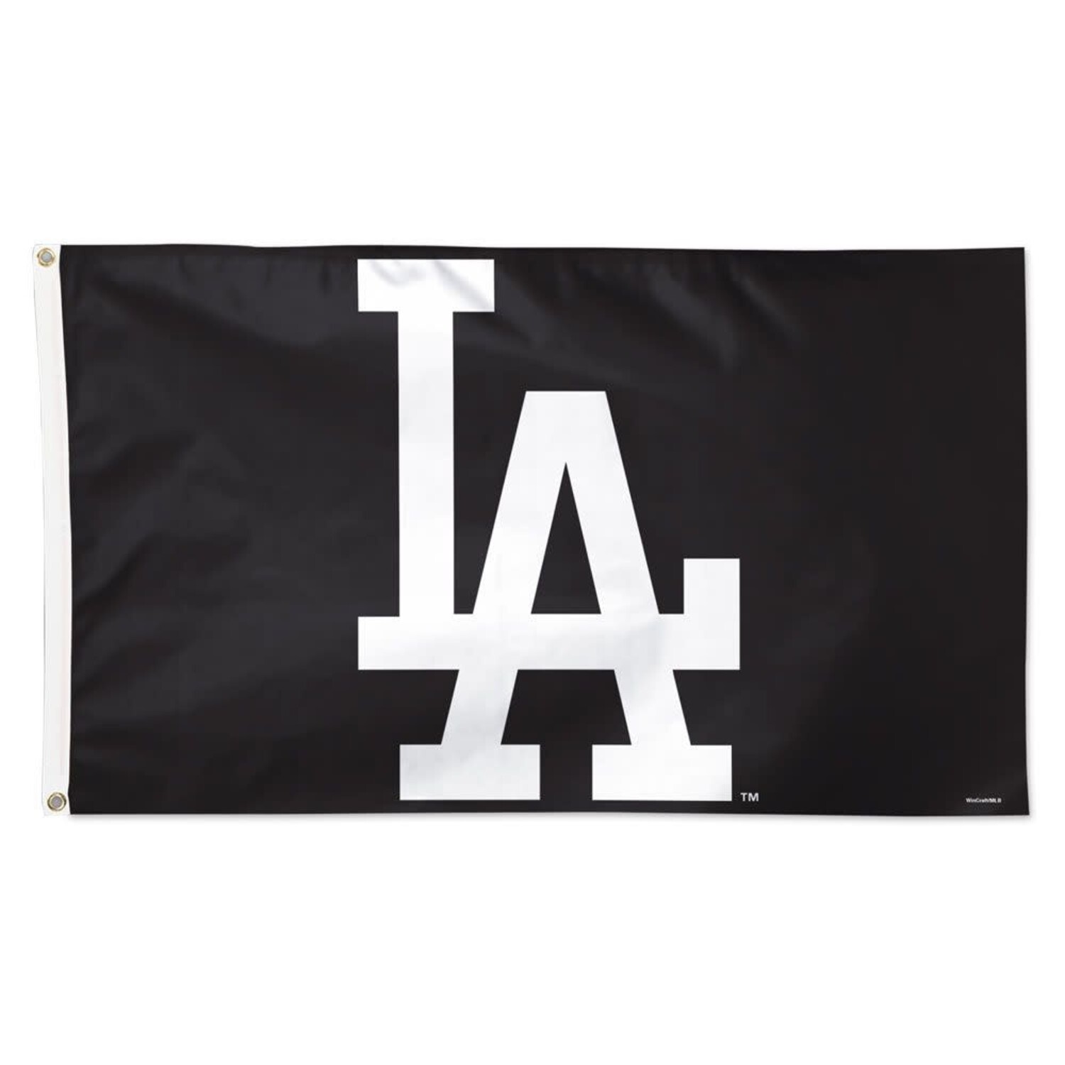 MLB Los Angeles Dodgers LA Deluxe 3'x5' Flag Black - The Locker