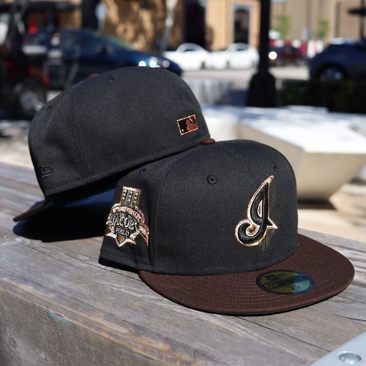 New Era Cleveland "I" Black /Brown GUV