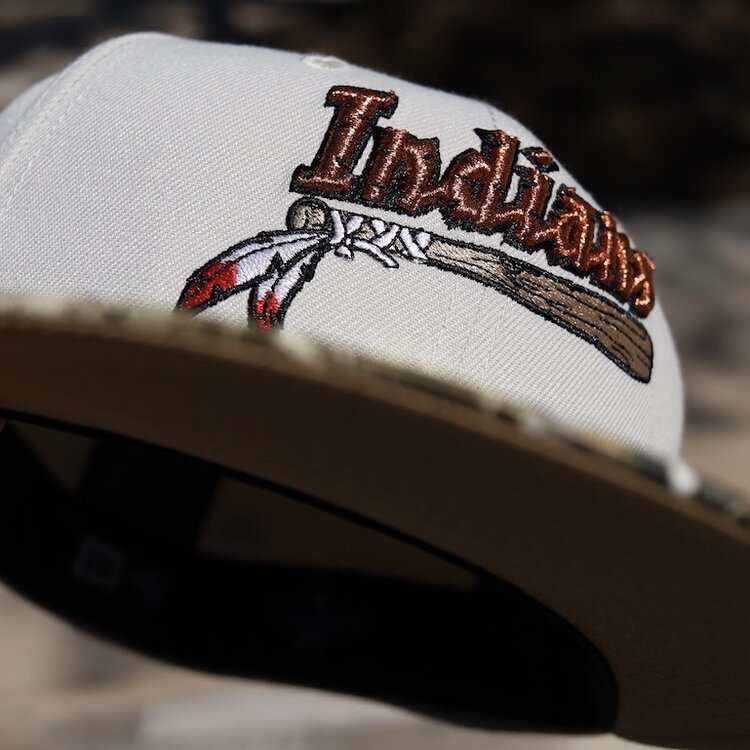 New Era Indians Stone/Real Tree Khaki UV