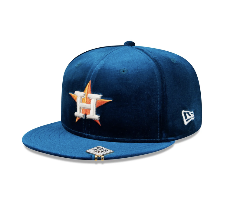 New Era Astros Velvet Visor Clip