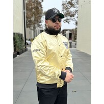 Mitchell and Ness Raiders M&N Fashion Lightweight Satin Jacket Gold