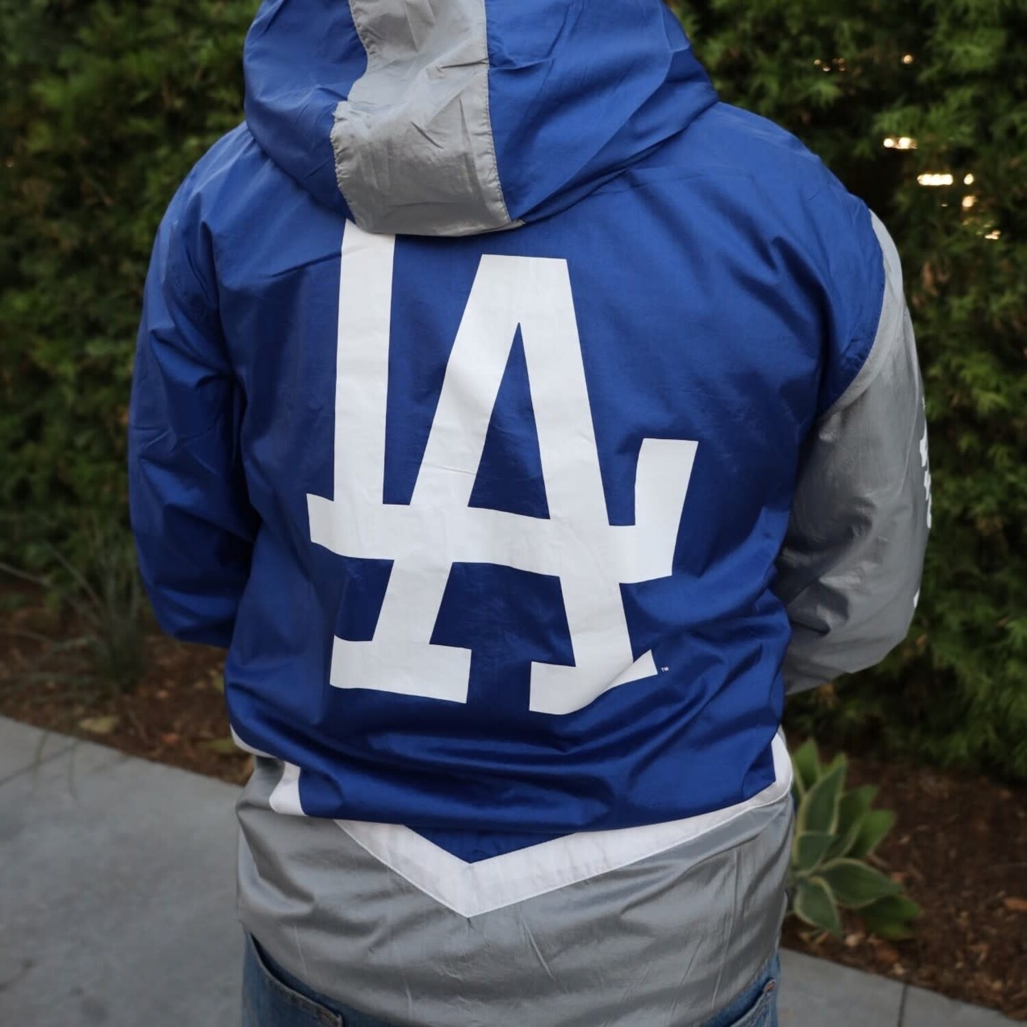 LA Dodgers Men's M&N Undeniable F/Z Windbreaker - The Locker