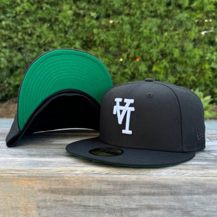 New Era LA Upside Down Black White