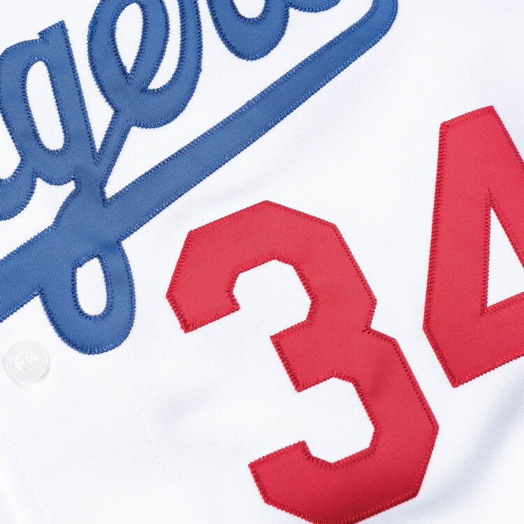 Mitchell and Ness LA Dodgers Men's Mitchell & Ness Authentic 1981 Fernando Valenzuela #34 Jersey White