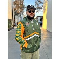Mitchell and Ness Packers Men's M&N Undeniable F/Z Windbreaker
