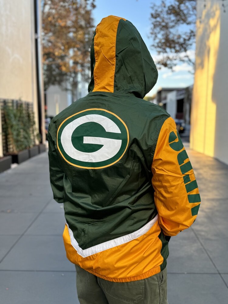 Mitchell and Ness Packers Men's M&N Undeniable F/Z Windbreaker