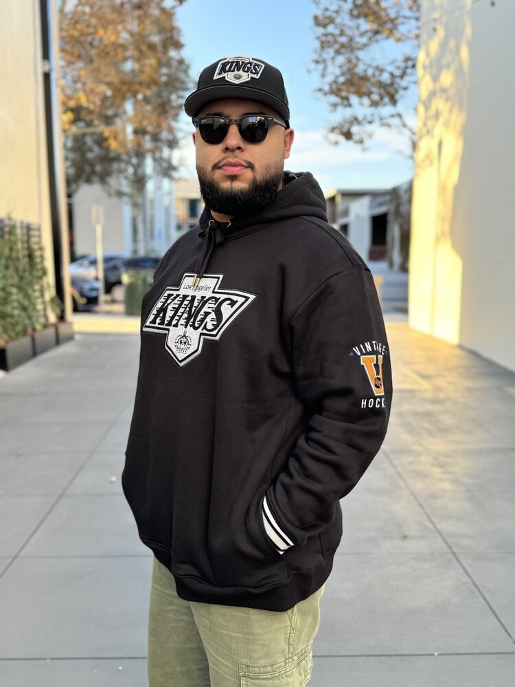 Mitchell and Ness LA Kings Chainstitch Fleece Hoodie