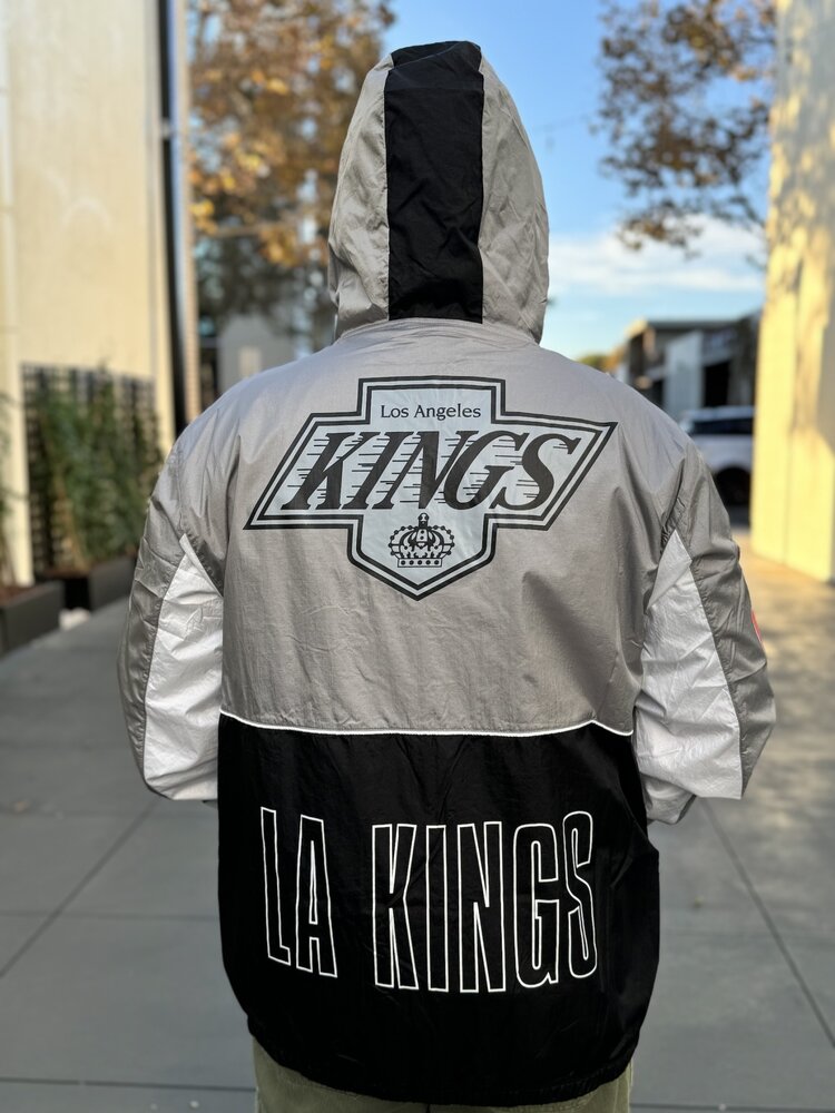 Mitchell and Ness LA Kings M&N Big Shot Premium Windbreaker Vintage Logo