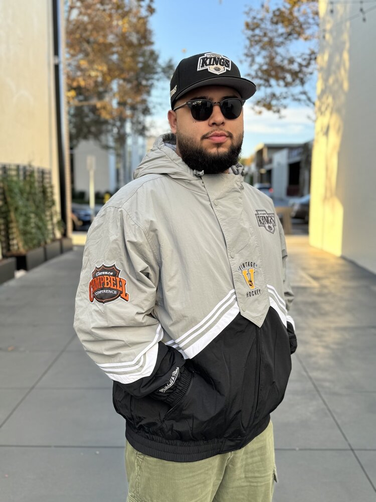 Mitchell and Ness LA Kings M&N Throw It Back Retro Jacket