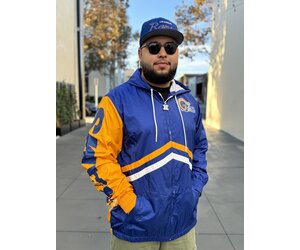 YM　チャレンジャー／ ROCKET'S MELTON JACKET Ｌ mitchell-and-ness-rams-mens-m-