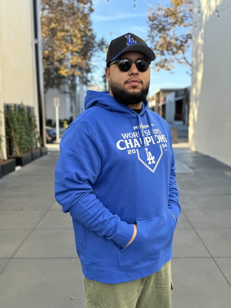 Fanatics LA M Royal 2024 WS Champs Totally Fly Royal Hoodie