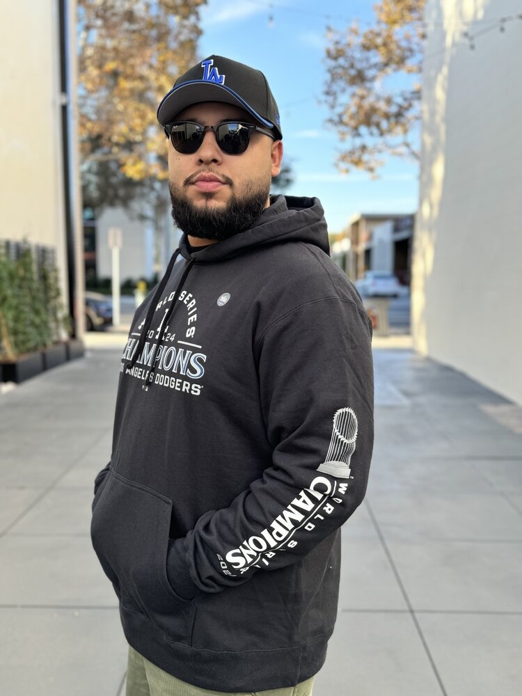 Fanatics LA M 2024 WS Champs Black Hoodie