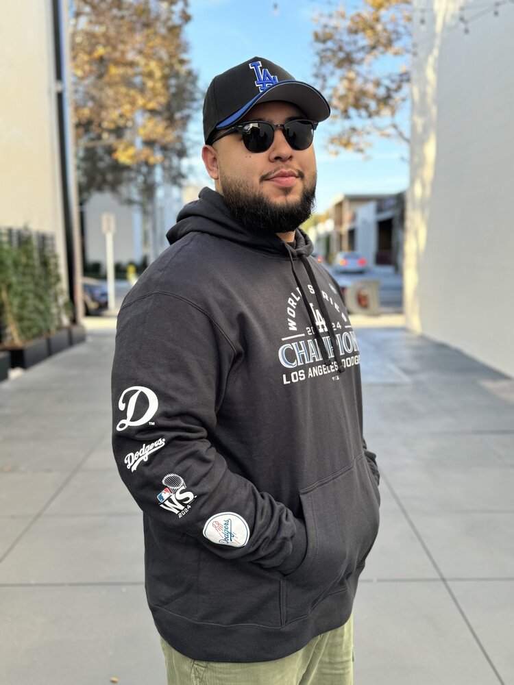 Fanatics LA M 2024 WS Champs Black Hoodie