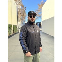 Mitchell and Ness LA Dodgers M&N Coaches Jacket Black