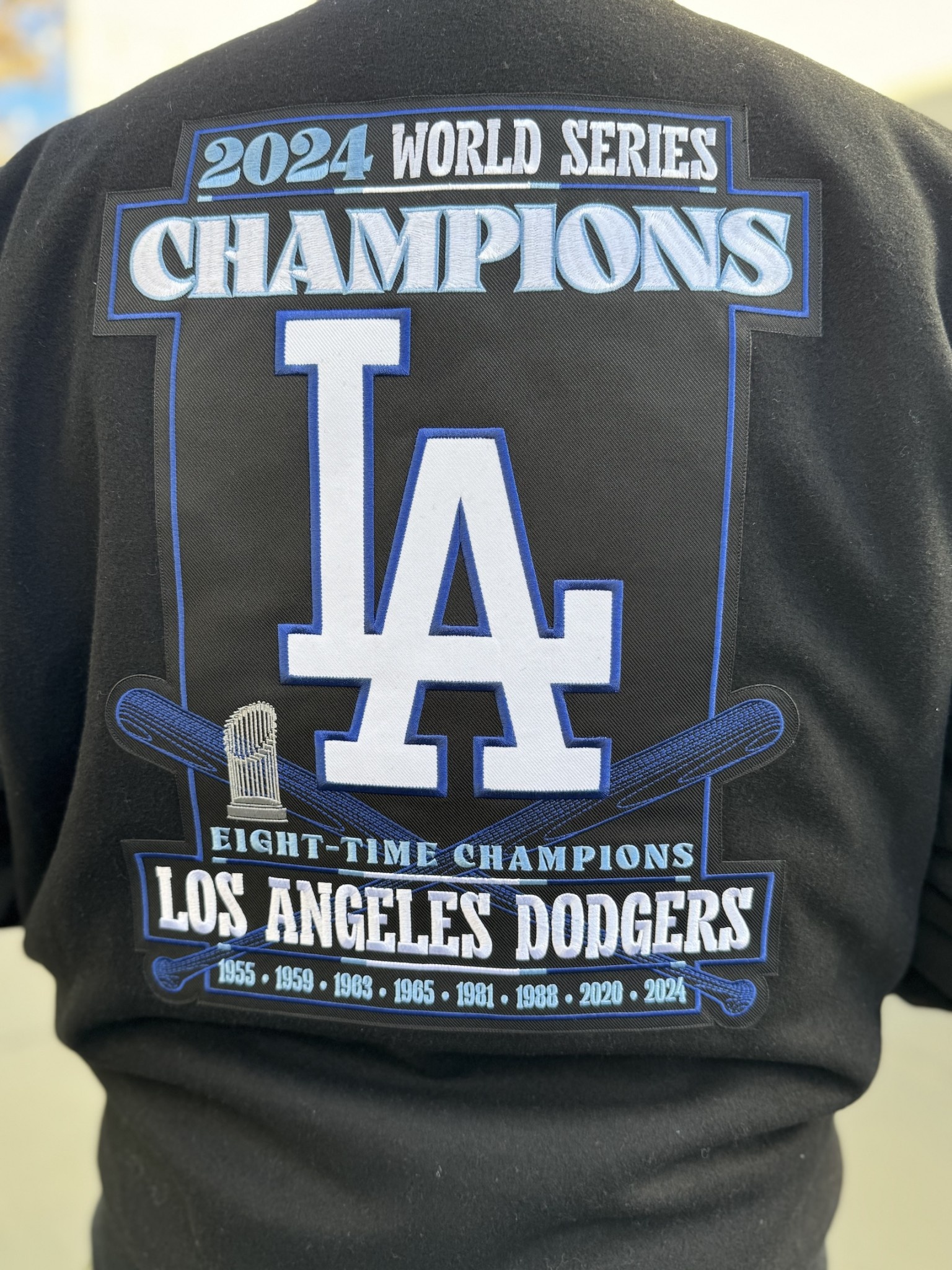 LA 2024 WS Champs Black Button Snap Wool/Nylon Reversible LA 2024 WS Champs Black Button Snap Wool/Nylon Reversible
