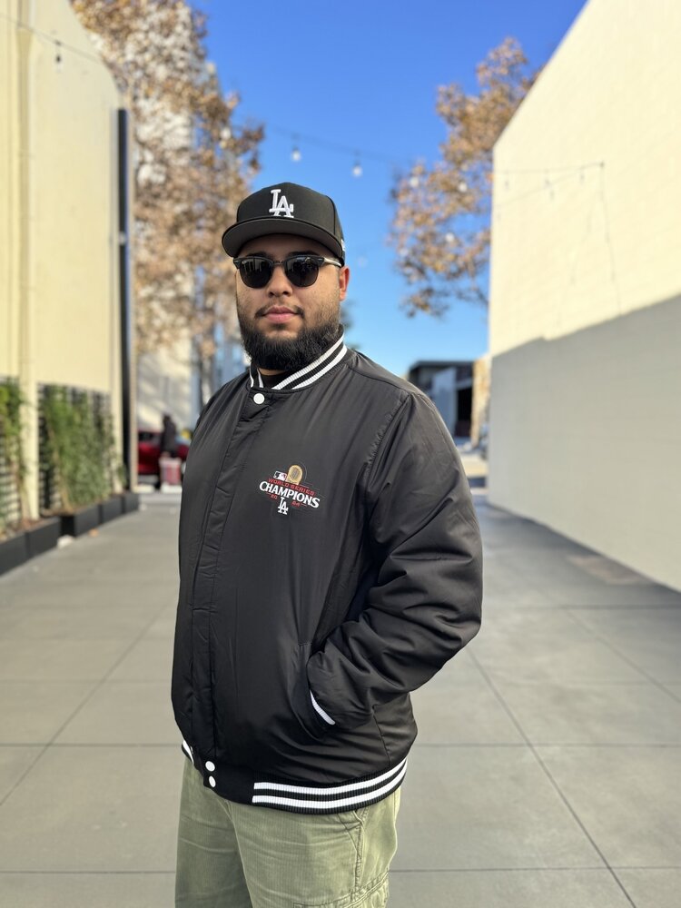 JH Design LA 2024 WS Champs Black White Button Snap Varsity Reversible Jacket