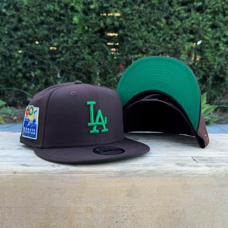 New Era LA Dark Brown Metallic 60th Stadium 950 Snapback