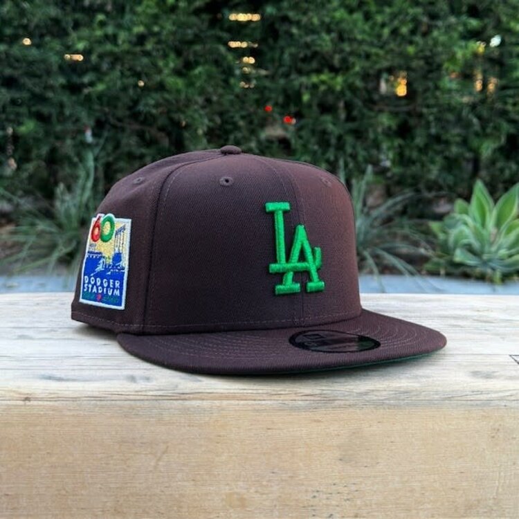 New Era LA Dark Brown Metallic 60th Stadium 950 Snapback
