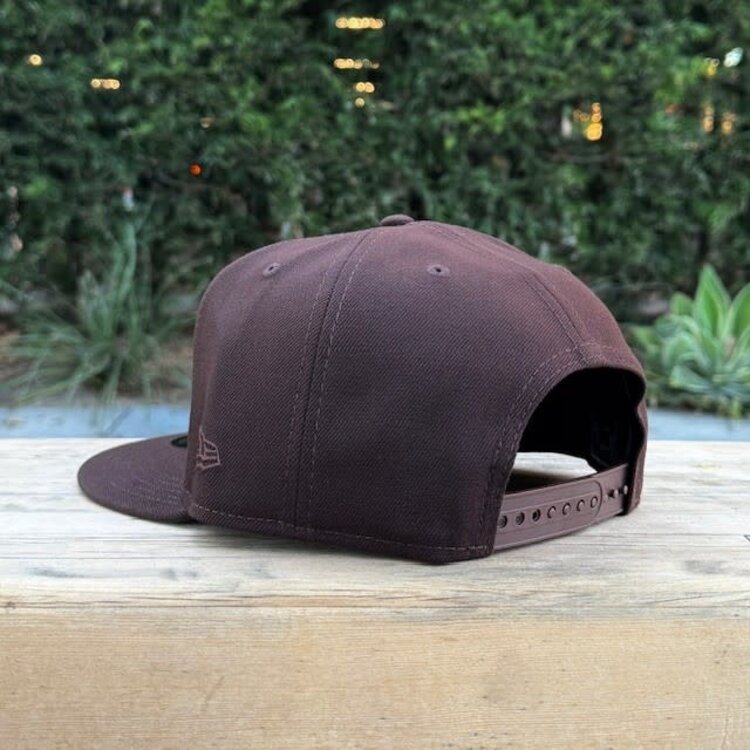 New Era LA Dark Brown Metallic 60th Stadium 950 Snapback