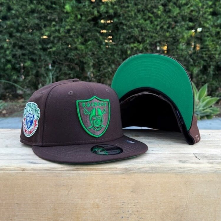 New Era Raiders Dark Brown Metallic Super Bowl Champions 950 Snapback