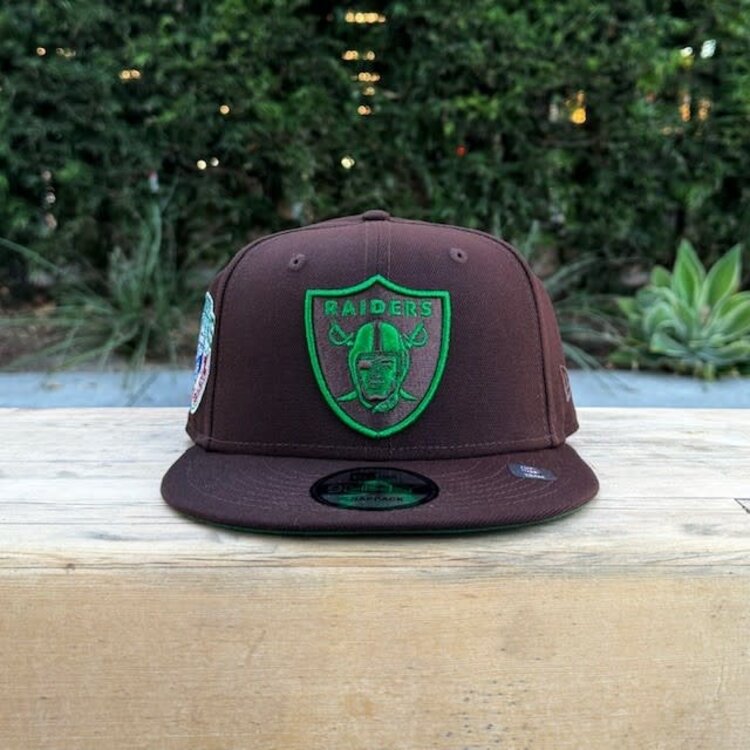 New Era Raiders Dark Brown Metallic Super Bowl Champions 950 Snapback