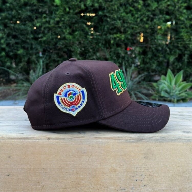 New Era 49ers Dark Brown Metallic Pro Bowl SP 940 A-Frame