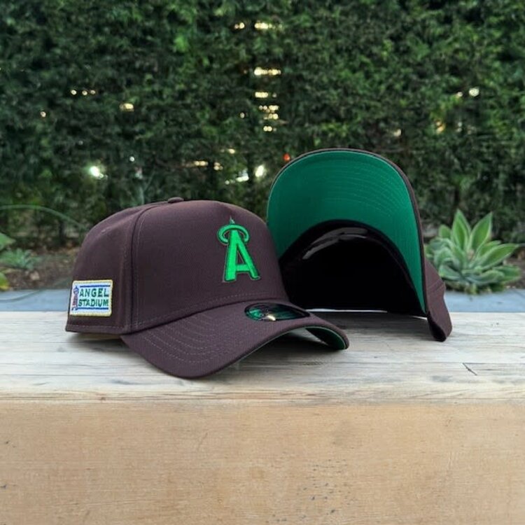 New Era Angels Dark Brown Metallic Stadium SP 940 A-Frame