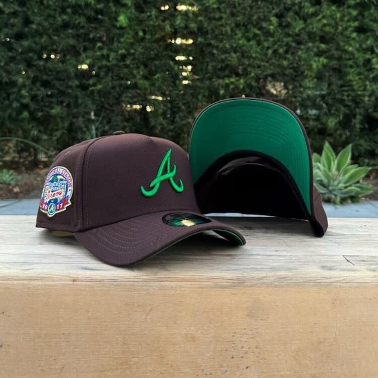 New Era Atlanta Dark Brown Metallic Inaugural Stadium 940 A-Frame