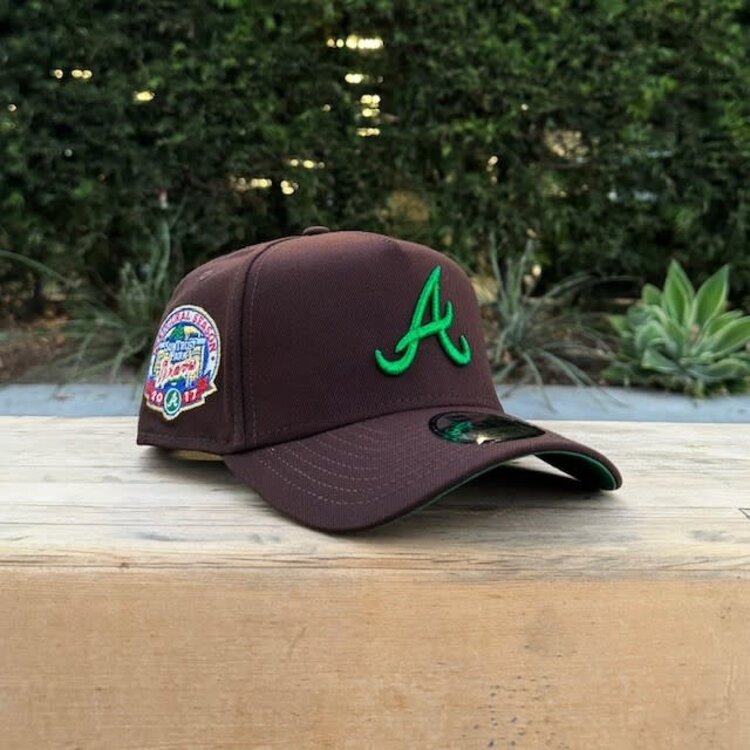 New Era Atlanta Dark Brown Metallic Inaugural Stadium 940 A-Frame