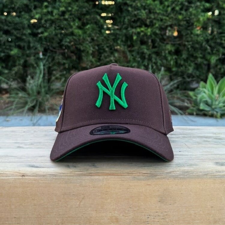 New Era NY Dark Brown Metallic Green 50th Stadium 940 A-Frame