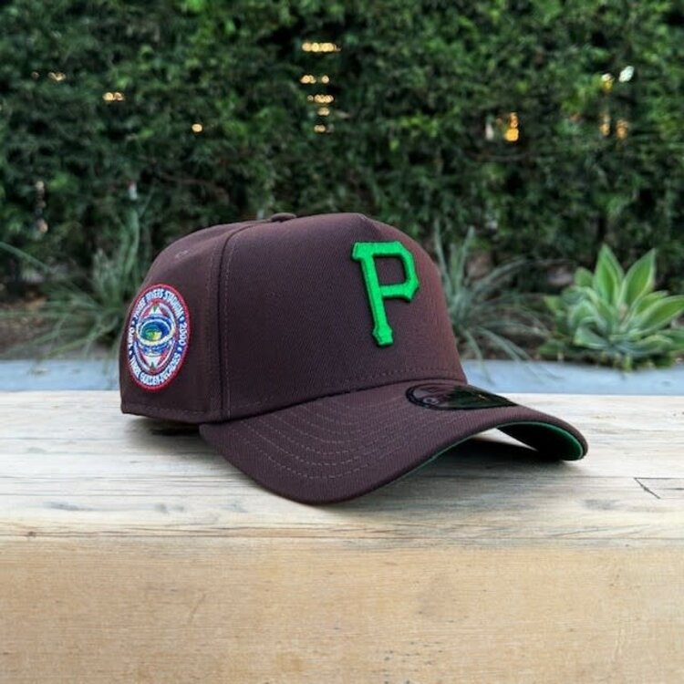 New Era Pirates Dark Brown Metallic Green 3 Rivers Stadium 940 A-Frame
