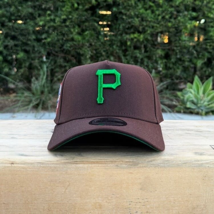 New Era Pirates Dark Brown Metallic Green 3 Rivers Stadium 940 A-Frame