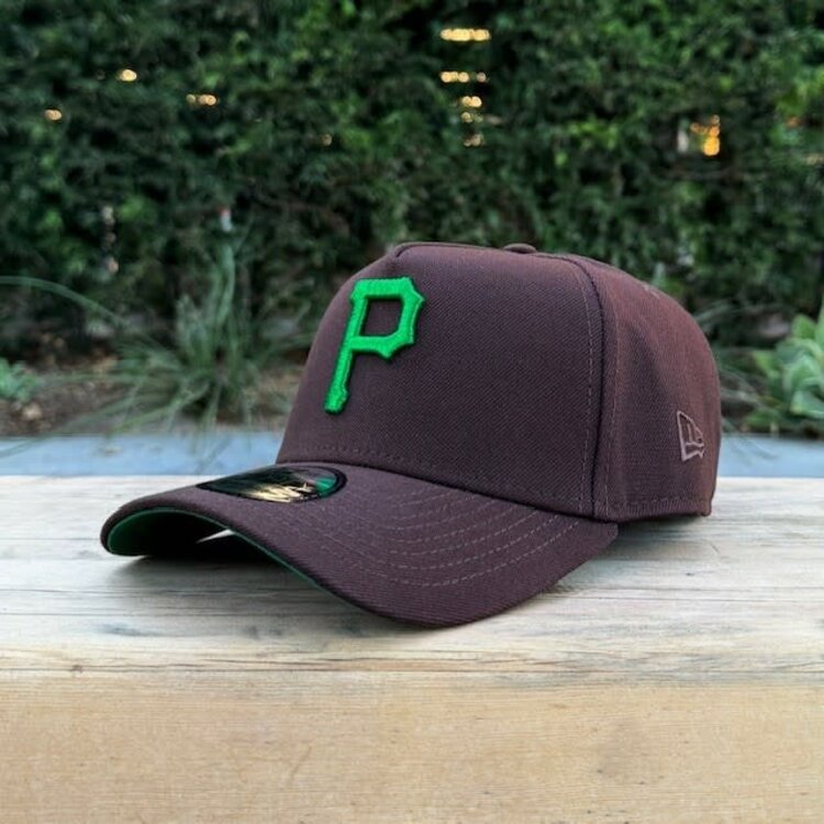 New Era Pirates Dark Brown Metallic Green 3 Rivers Stadium 940 A-Frame