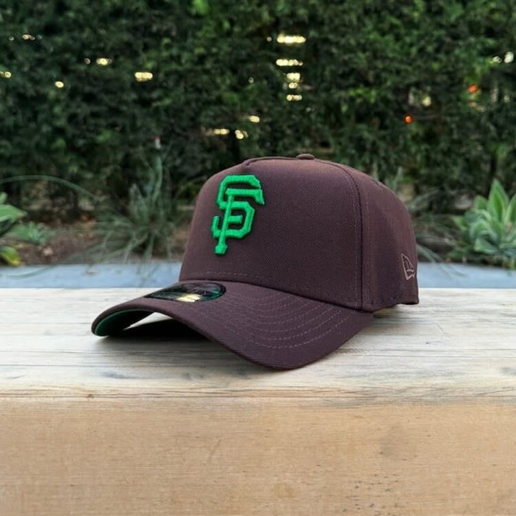 New Era SF Giants Dark Brown Metallic Inaugural Year 940 A-Frame