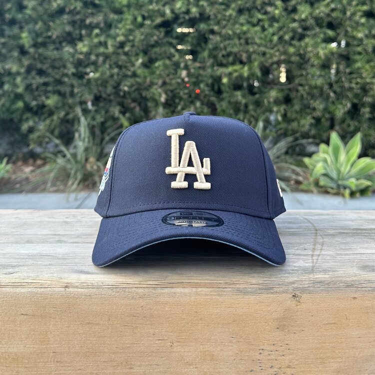 New Era LA Navy Ivory 40th Stadium Anniv Sky Blue UV 940 A-Frame