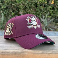 New Era Mighty Ducks Maroon 30th Anniv Teal UV 940 A-Frame
